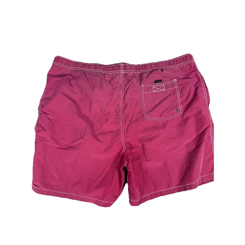 Vintage J Crew‎ Sport Swim Trunks Mens XL Burgundy Y2K